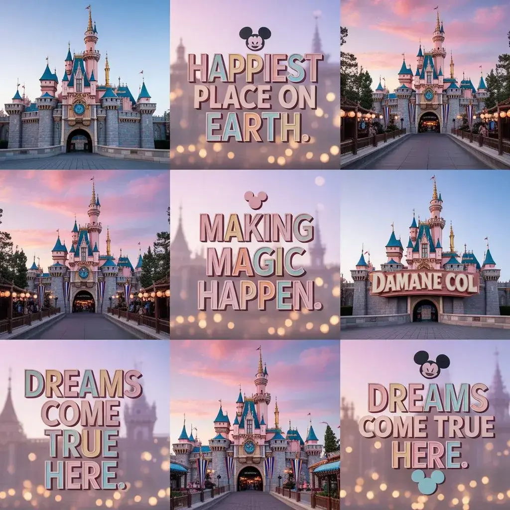 Disneyland Instagram Captions