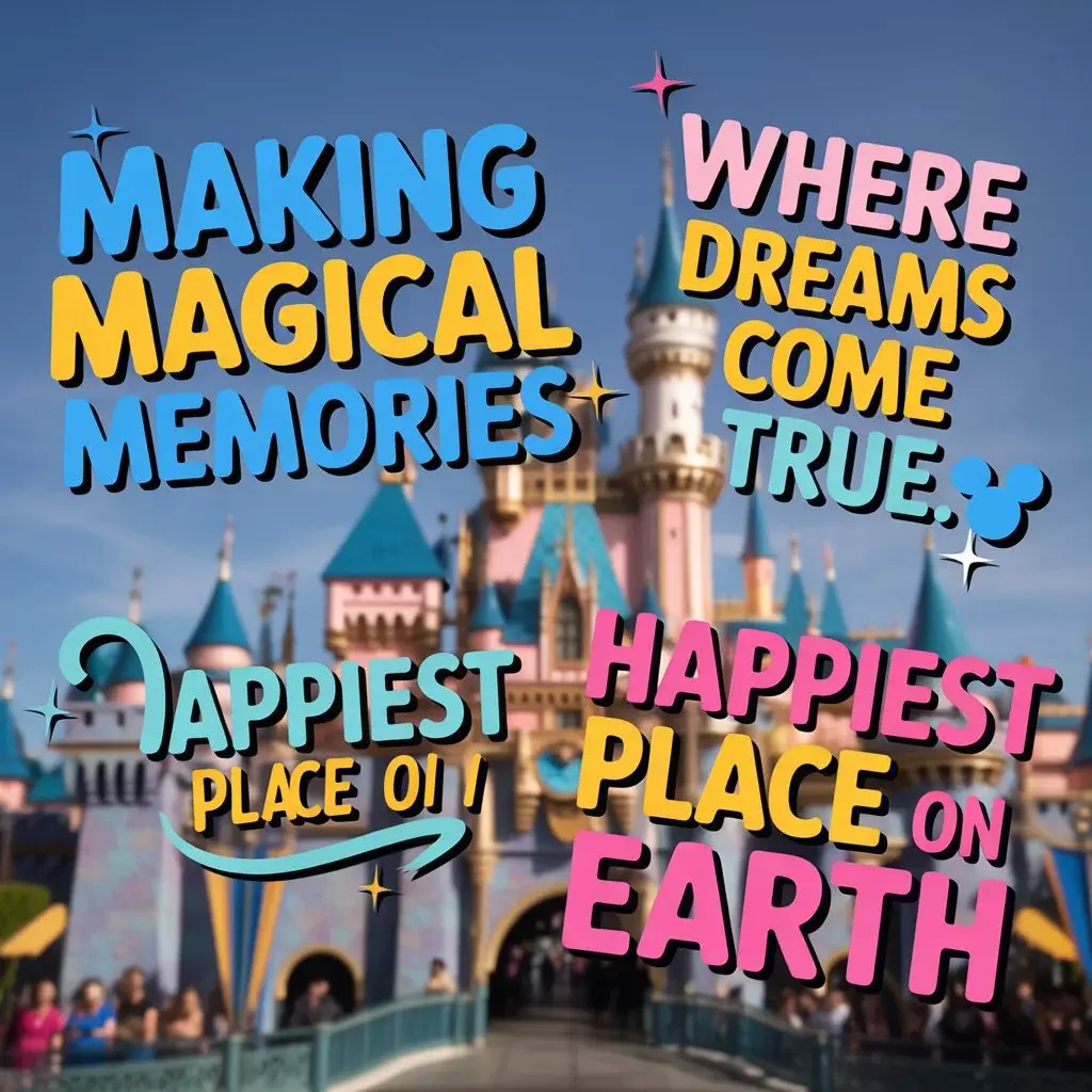 Disneyland Instagram Captions