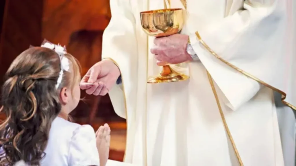 First Communion Captions