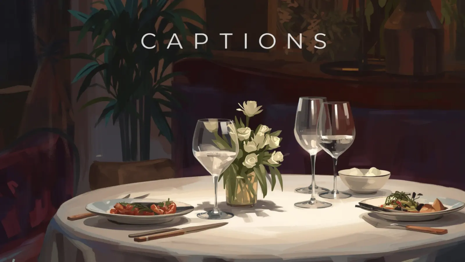 dinner captions for instagram