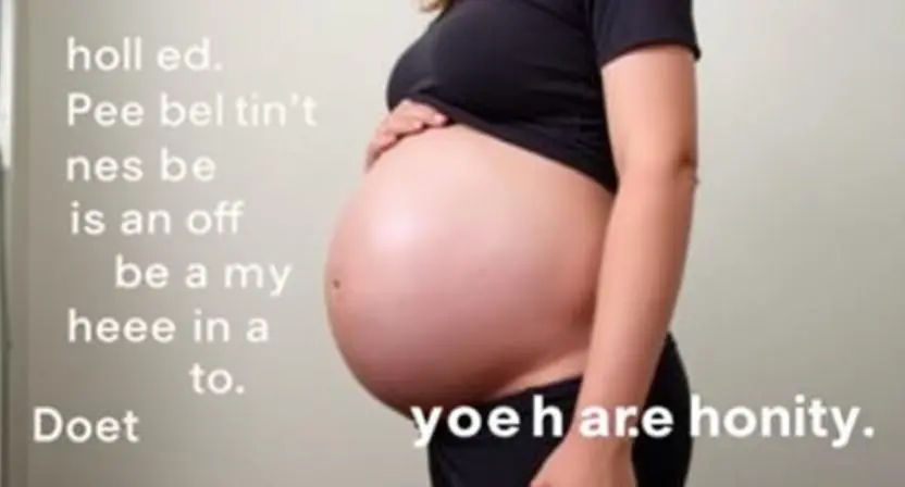 funny pregnancy captions