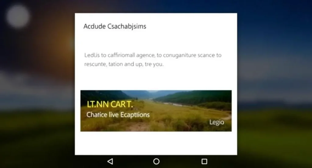 how to turn off live caption on android