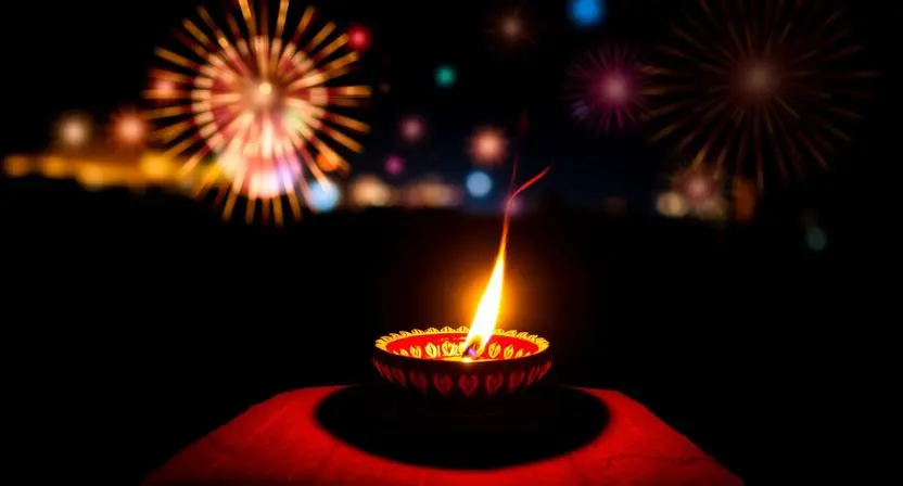 insta captions for diwali